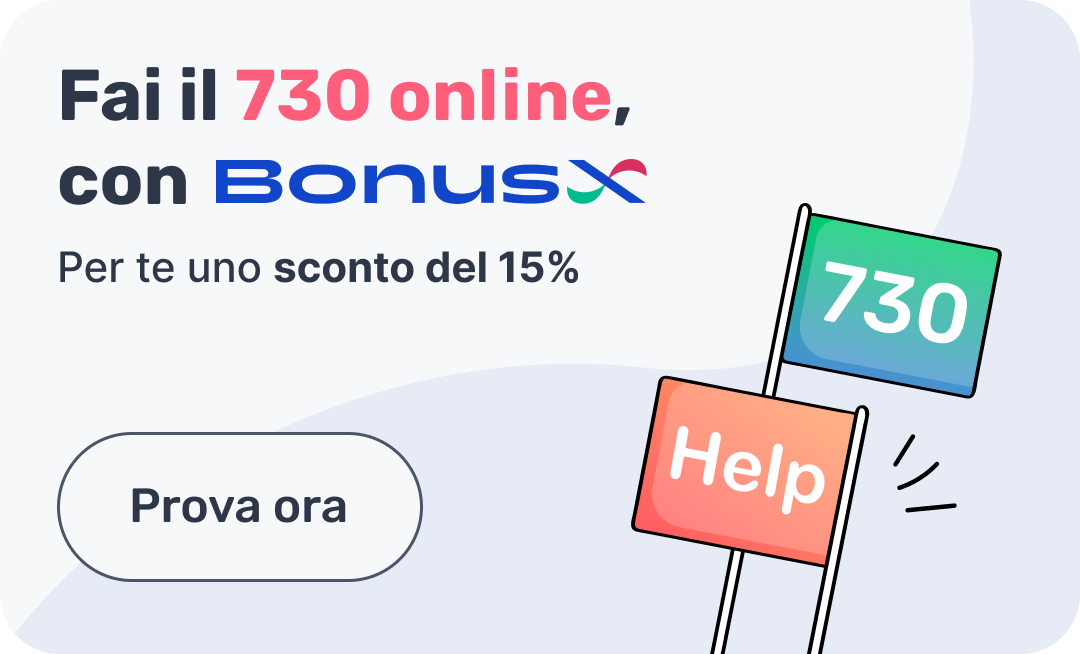 Fai il 730 online con BonusX