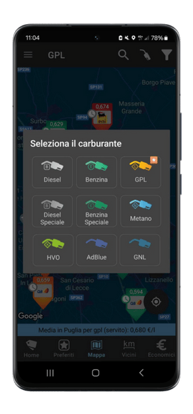 Prezzi Benzina app