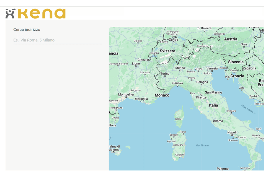 mappa copertura kena mobile