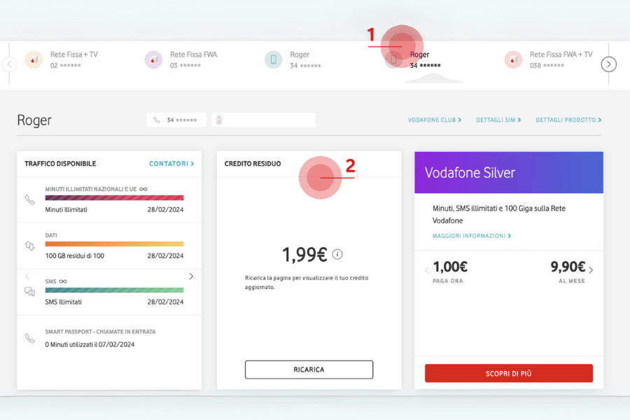 controllo credito vodafone sito fai da te