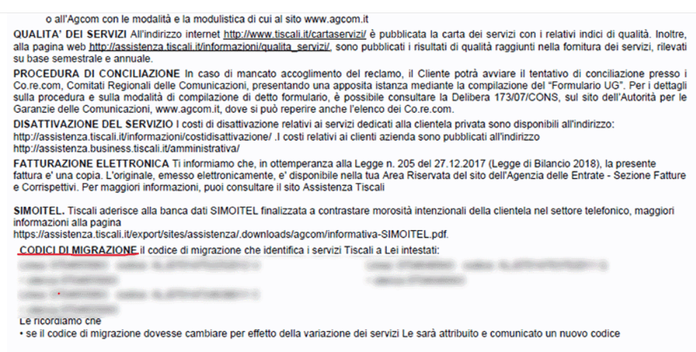 fattura tiscali