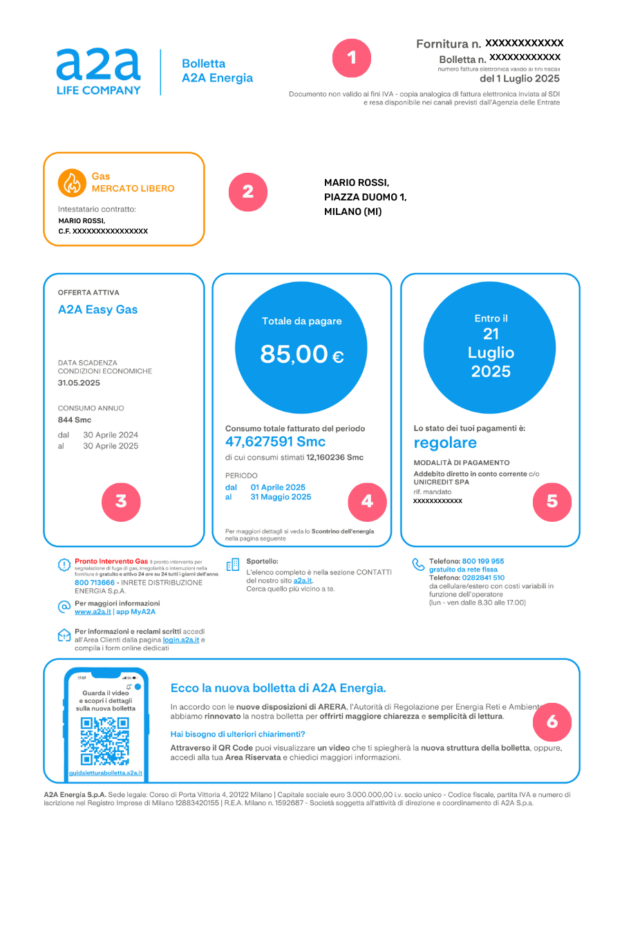 a2a bolletta