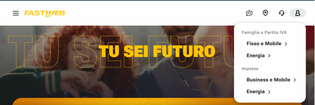 Area Clienti Fastweb