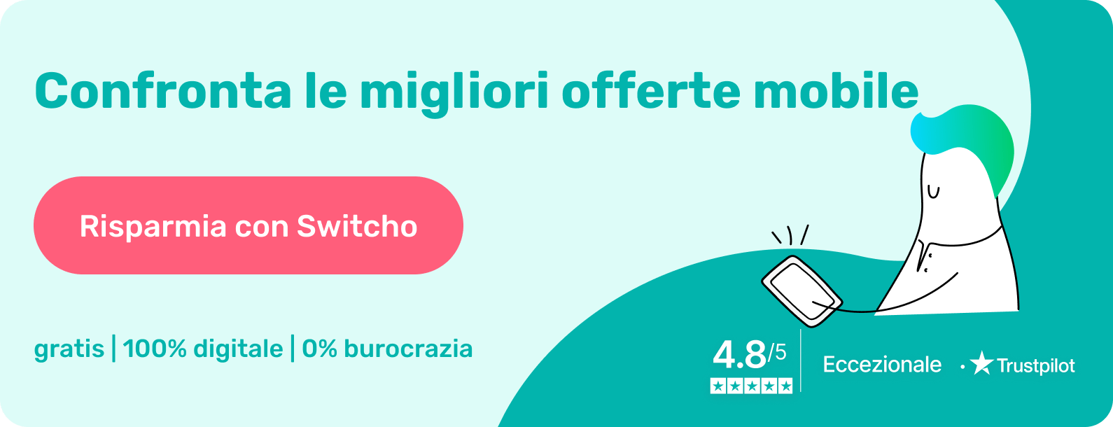 risparmia sulle bollette con switcho Vuoi tantissimi giga e risparmiare?