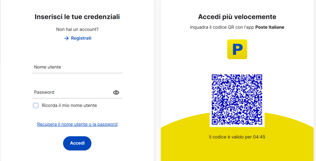 ricarica postemobile area clienti