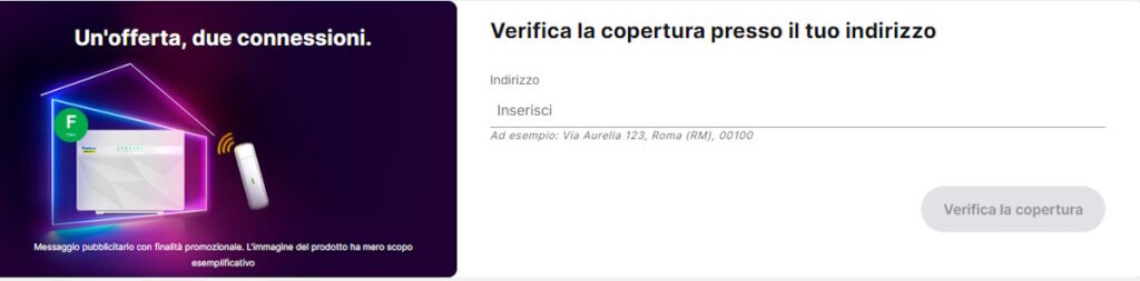Verifica la copertura della linea fissa sul sito di PosteMobile