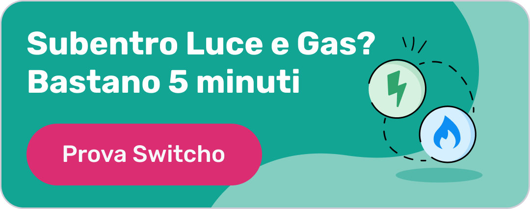Subentro luce e gas in soli 5 minuti